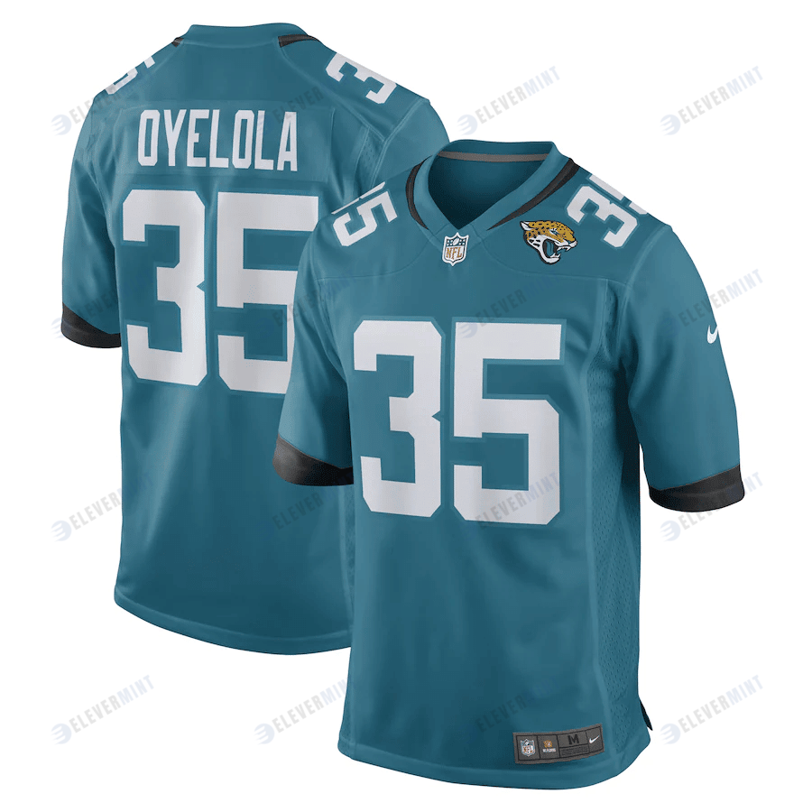 Ayo Oyelola Jacksonville Jaguars Game Player Jersey - Teal