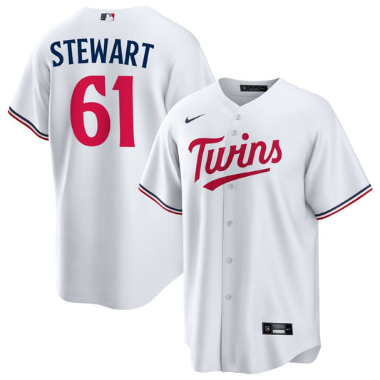 Brock Stewart Minnesota Twins Nike Home Replica Jersey - White