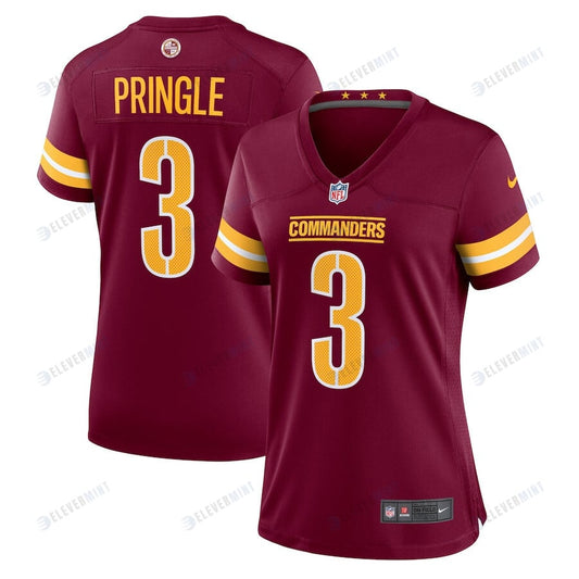 Byron Pringle 3 Washington Commanders Women Game Jersey - Burgundy