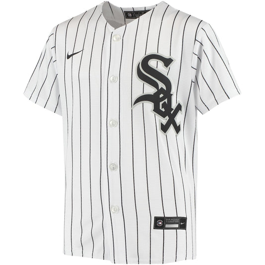 Boys' Grade School Eloy Jimenez Nike White Sox Alternate Replica Jersey - White