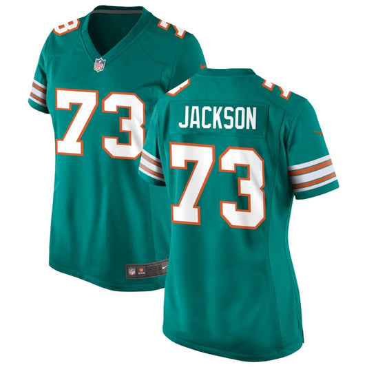 Austin Jackson Miami Dolphins Nike Women's Alternate Game Jersey - Aqua