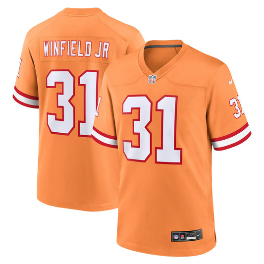 Antoine Winfield Jr. Tampa Bay Buccaneers Nike Throwback Game Jersey - Orange