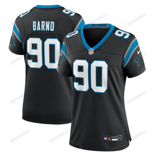 Amare Barno 90 Carolina Panthers Women's Team Game Jersey - Black