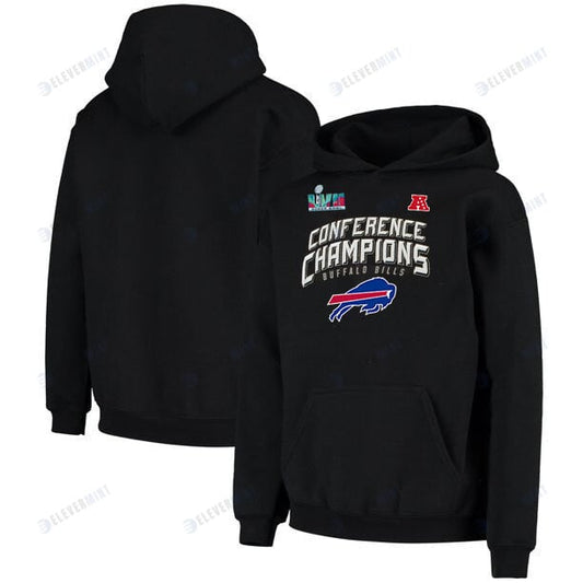 Buffalo Bills AFC Conference Champions Black Pullover Hoodie