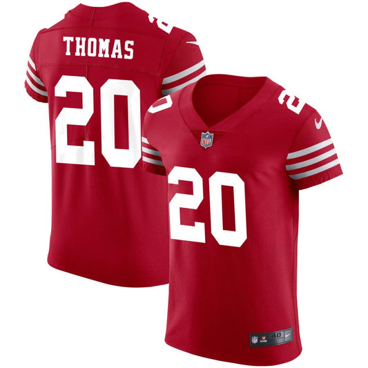 Ambry Thomas San Francisco 49ers Nike Vapor Elite Jersey - Scarlet