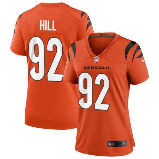 B.J. Hill Cincinnati Bengals Nike Women's Alternate Game Jersey - Orange