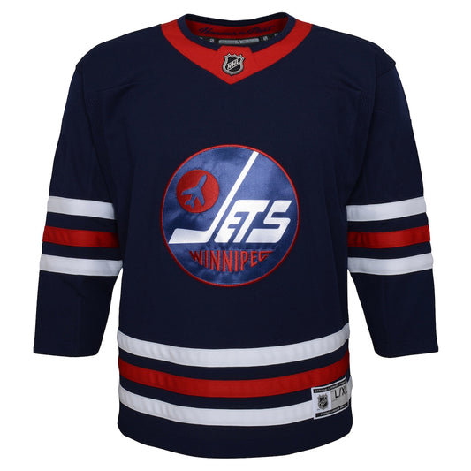 Boys' Grade School  Outerstuff Jets 2021/22 Alternate Premier Jersey - Navy