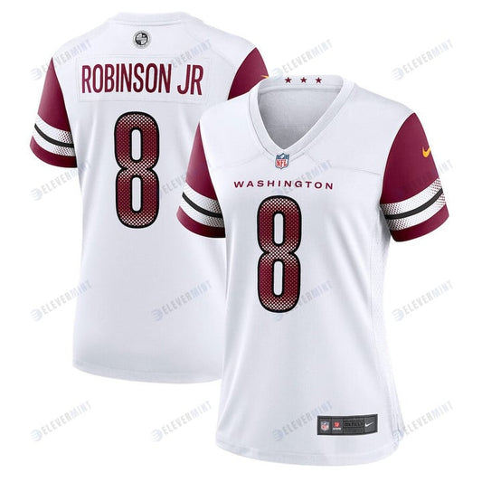 Brian Robinson Jr. 8 Washington Commanders Women's Away Game Player Jersey - White