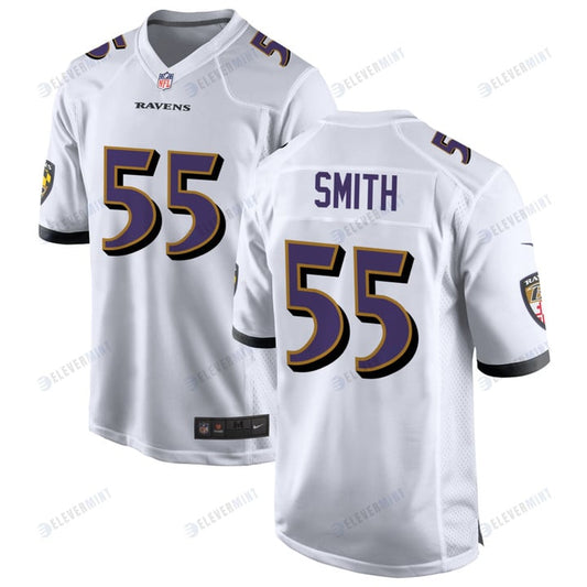 Baltimore Ravens Za'Darius Smith 55 Game Jersey - White Jersey