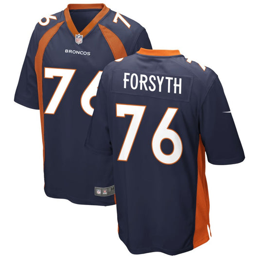 Alex Forsyth Denver Broncos Nike Alternate Game Jersey - Navy