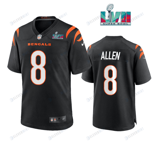 Brandon Allen 8 Cincinnati Bengals Super Bowl LVII Men Game Jersey