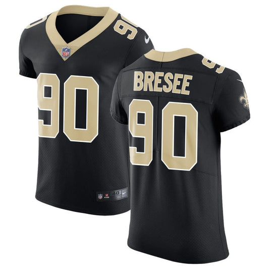 Bryan Bresee New Orleans Saints Nike Vapor Untouchable Elite Jersey - Black