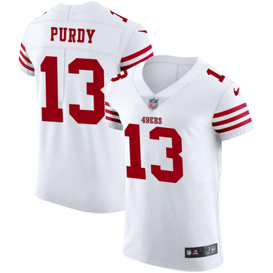 Brock Purdy San Francisco 49ers Nike Vapor Elite Jersey - White