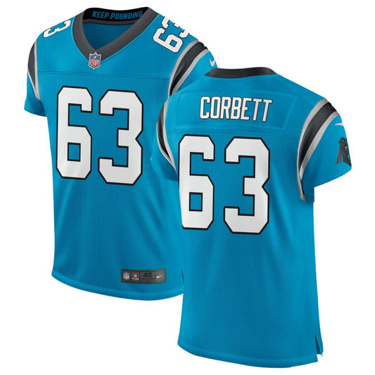 Austin Corbett Carolina Panthers Nike Classic Elite Jersey - Blue