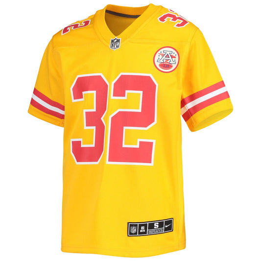 Boys' Grade School Tyrann Mathieu Nike Chiefs Inverted Game Jersey - Gold