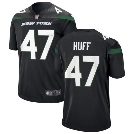 Bryce Huff New York Jets Nike Alternate Game Jersey - Stealth Black