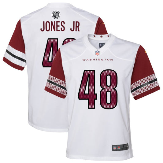 Andre Jones Jr Washington Commanders Nike Youth Game Player Jersey - White