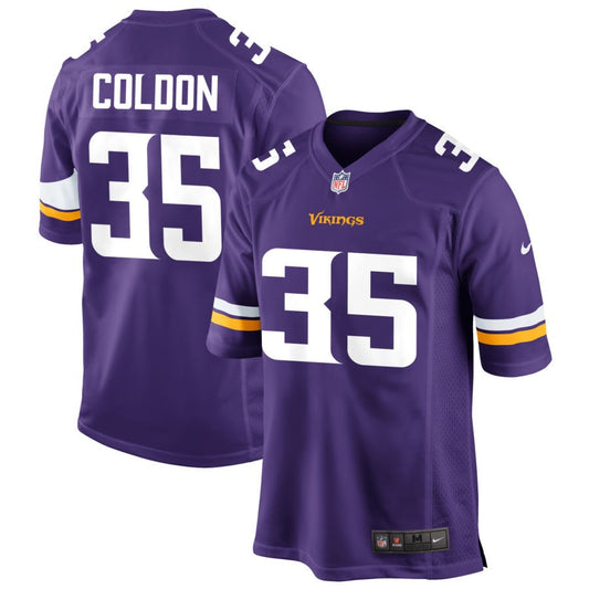 C.J. Coldon Minnesota Vikings Nike Game Jersey - Purple