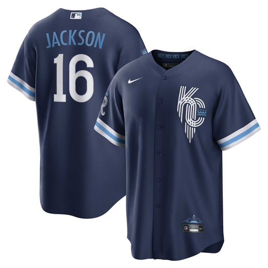 Bo Jackson Kansas City Royals Nike 2022 City Connect Replica Player Jersey - Navy