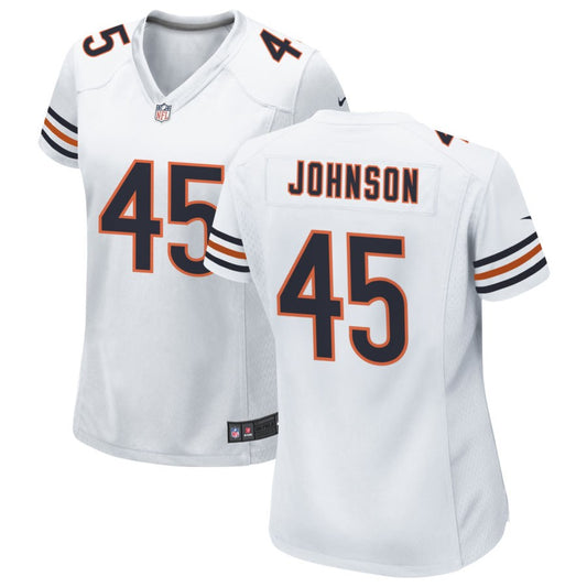 Buddy Johnson Chicago Bears Nike Women's Game Jersey - White