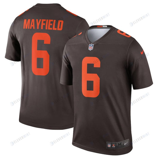 Baker Mayfield 6 Cleveland Browns Men's Alternate Legend Jersey - Brown