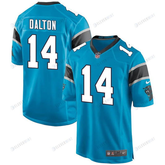 Andy Dalton 14 Carolina Panthers Men Game Jersey - Blue