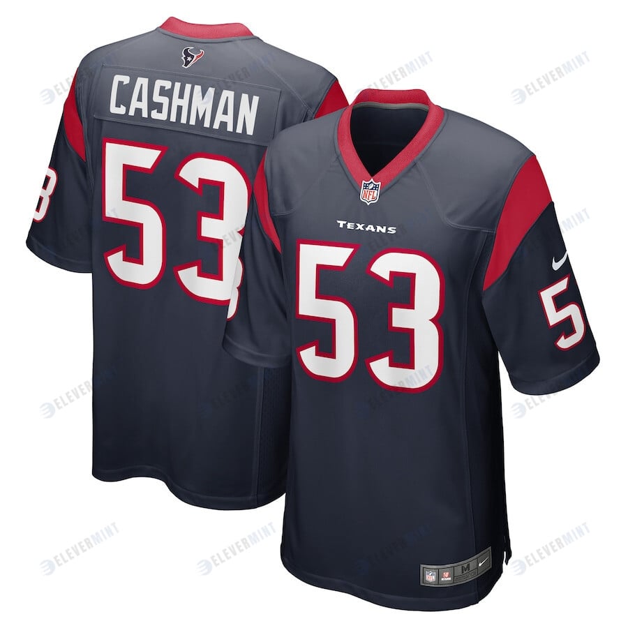 Blake Cashman Houston Texans Game Player Jersey - Navy