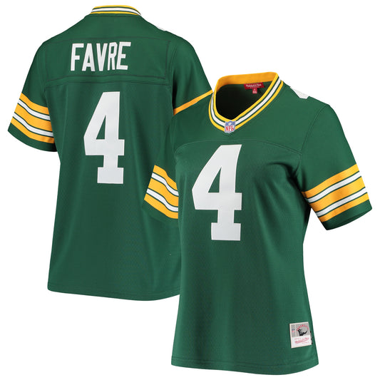 Brett Favre Green Bay Packers Mitchell & Ness Women's 1996 Legacy Replica Player Jersey - Green