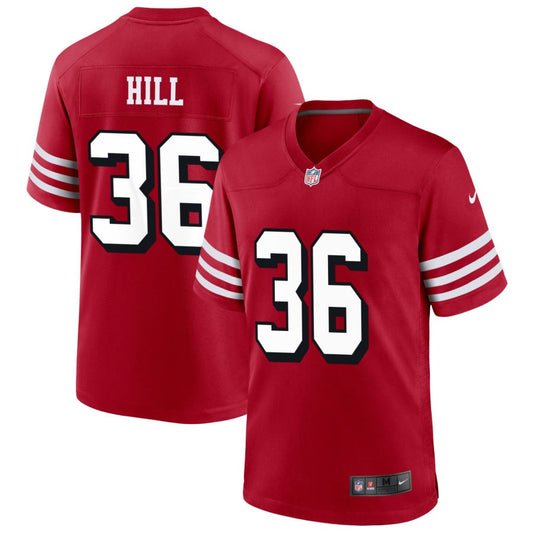 Brian Hill San Francisco 49ers Nike Alternate Game Jersey - Scarlet