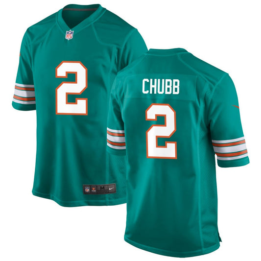 Bradley Chubb Miami Dolphins Nike Alternate Game Jersey - Aqua