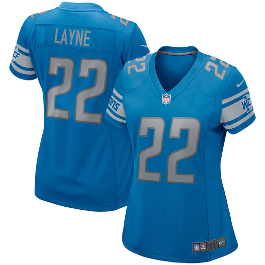 Bobby Layne Detroit Lions Nike Women's Game Retired Player Jersey - Blue