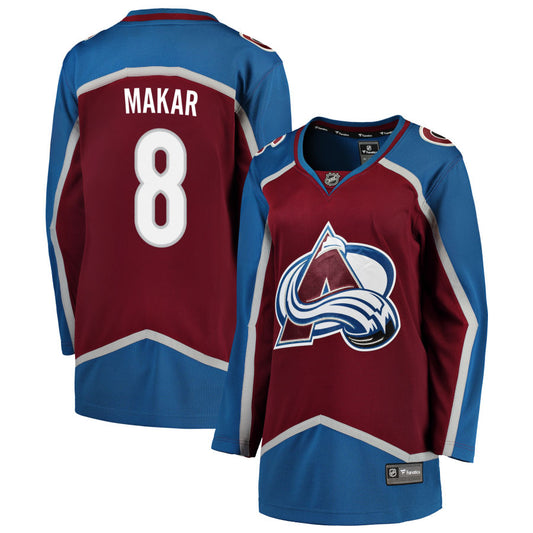 Cale Makar Colorado Avalanche Fanatics Branded Women's Home Breakaway Jersey - Maroon