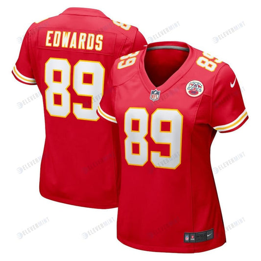 Bryan Edwards 89 Kansas City Chiefs Women's Home Game Player Jersey - Red