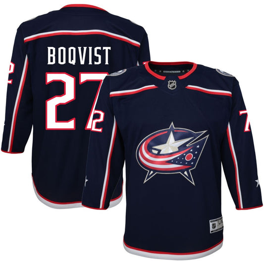 Adam Boqvist Columbus Blue Jackets Youth Home Premier Jersey - Navy