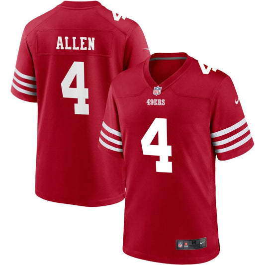 Brandon Allen San Francisco 49ers Nike Jersey - Scarlet