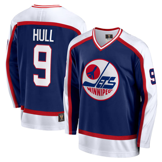 Bobby Hull Winnipeg Jets Fanatics Branded Breakaway Retired Player Jersey - Navy