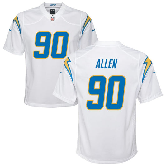 Brevin Allen Los Angeles Chargers Nike Youth Game Jersey - White